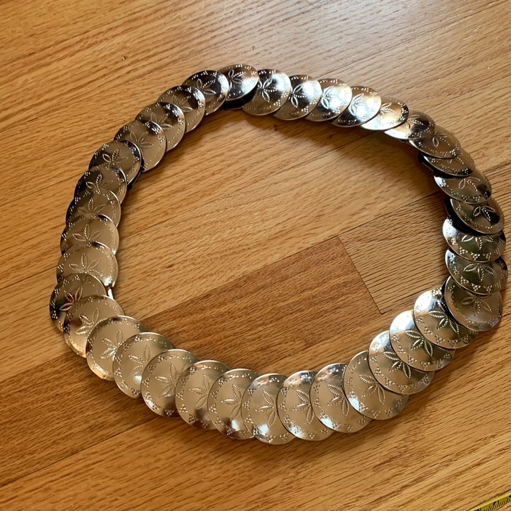 Beautiful vintage silver belt